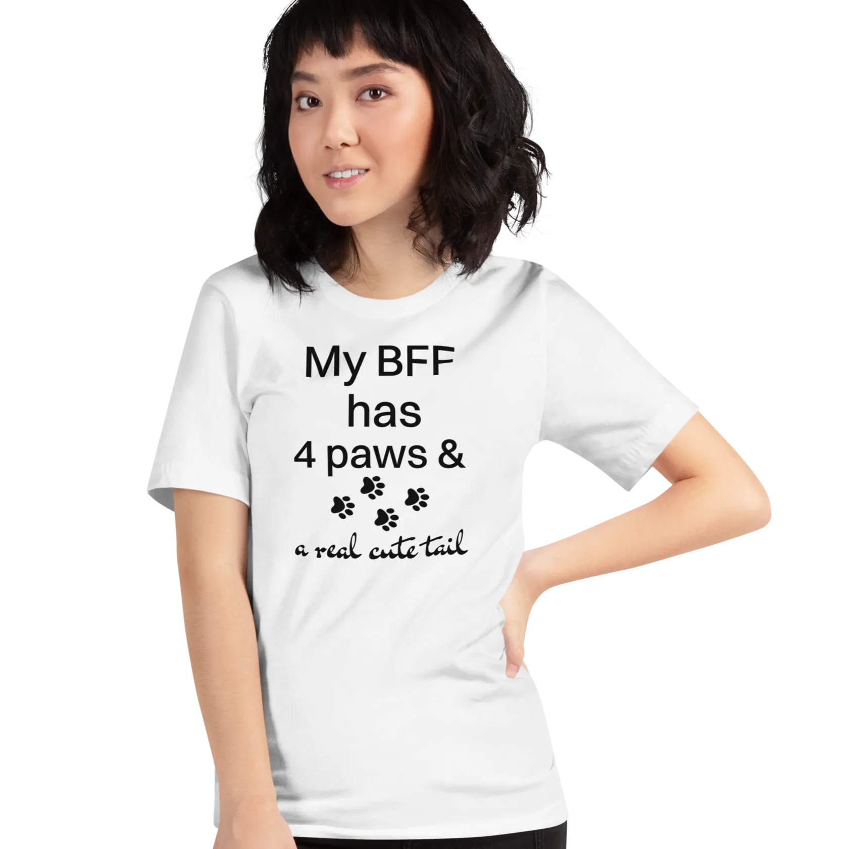 My BFF has 4 Paws T-Shirts - Light
