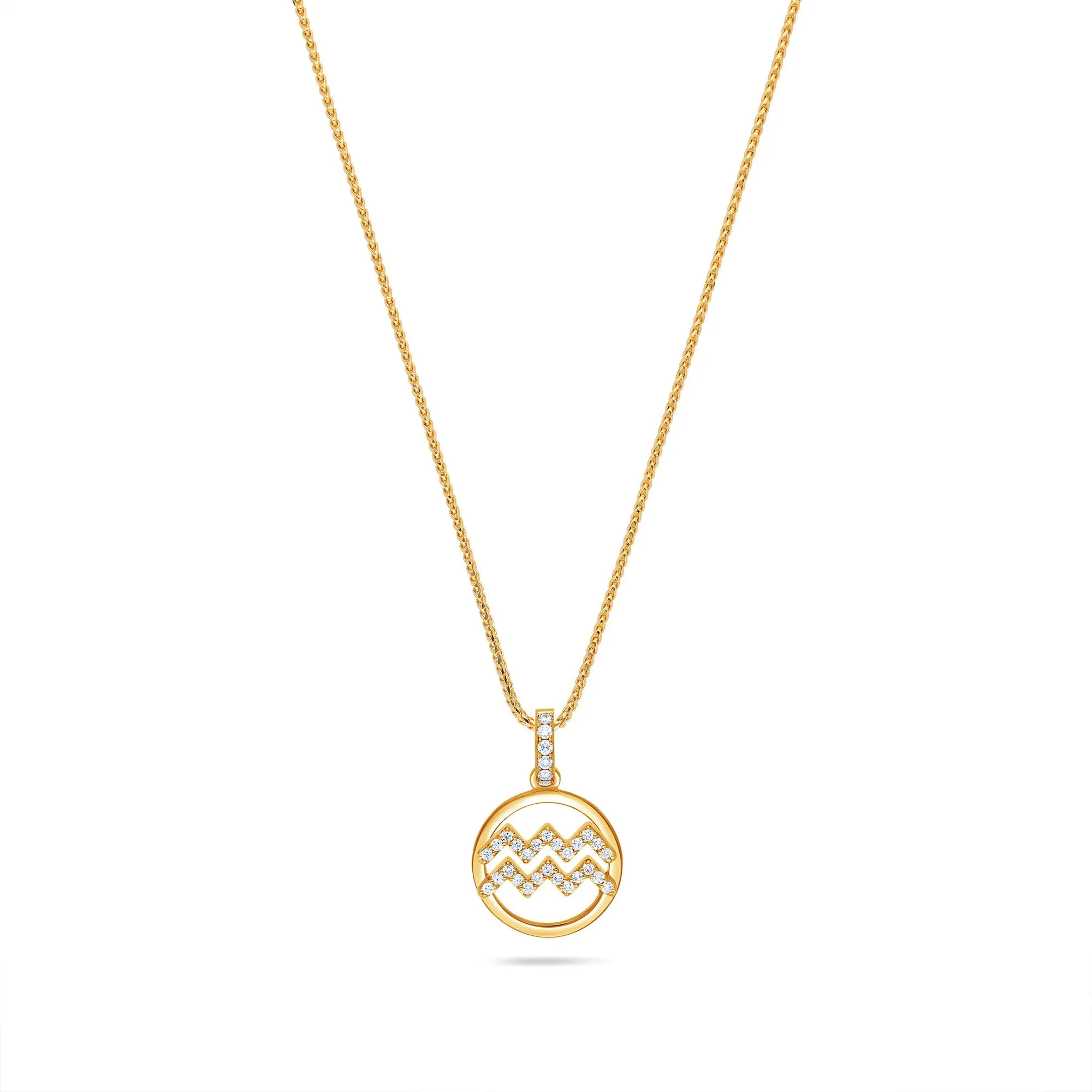 Nano Zodiac Necklace (Aquarius)