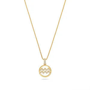 Nano Zodiac Necklace (Aquarius)