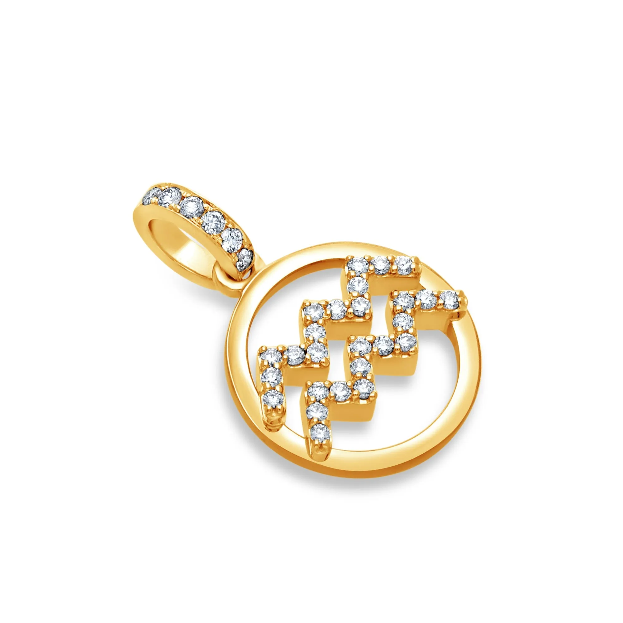 Nano Zodiac Necklace (Aquarius)