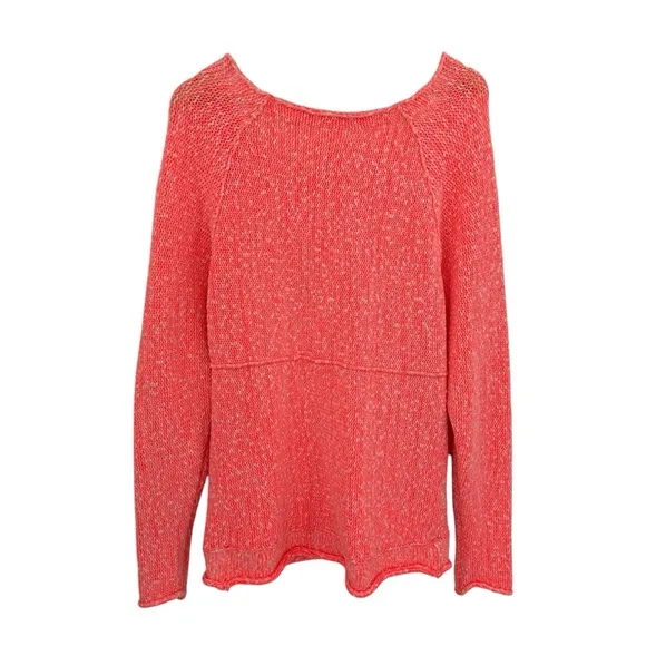 NWOT Free People bright lights hot pink oversized sweater size medium