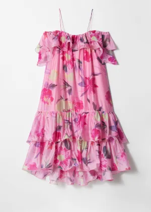 Off-Shoulder Ruffle Maxi Dress