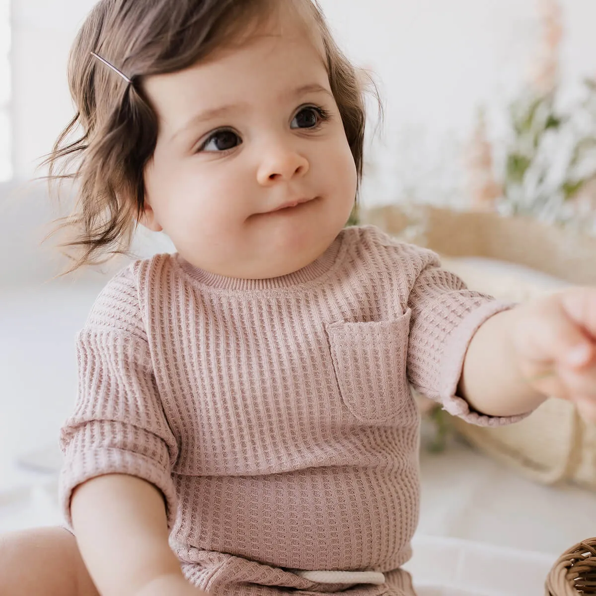 Organic Cotton Waffle Easton Top - In the Meadow Kollektion