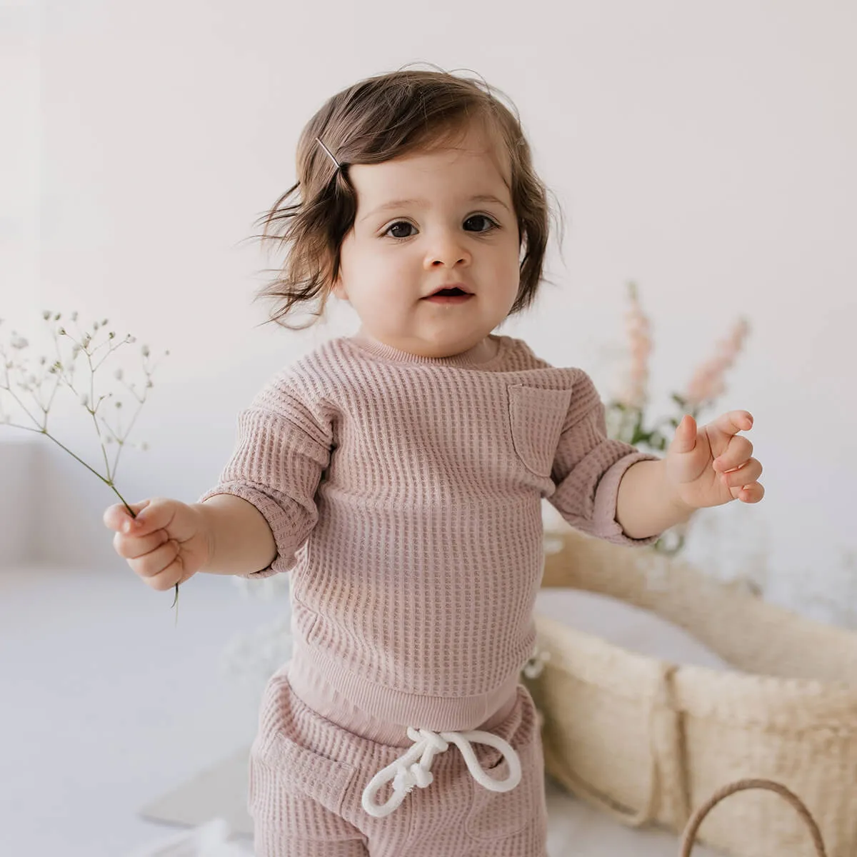Organic Cotton Waffle Easton Top - In the Meadow Kollektion