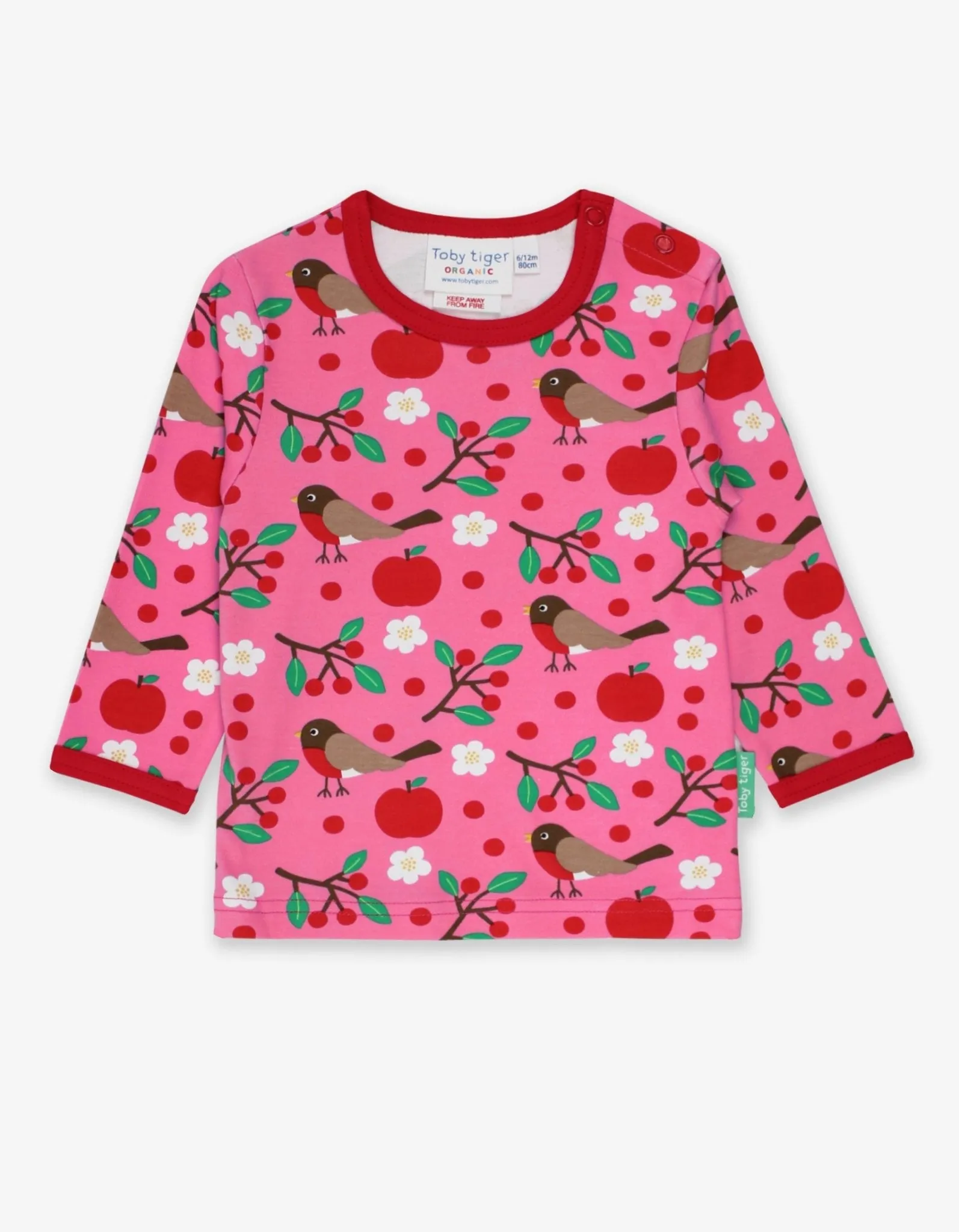 Organic Robin Print T-Shirt