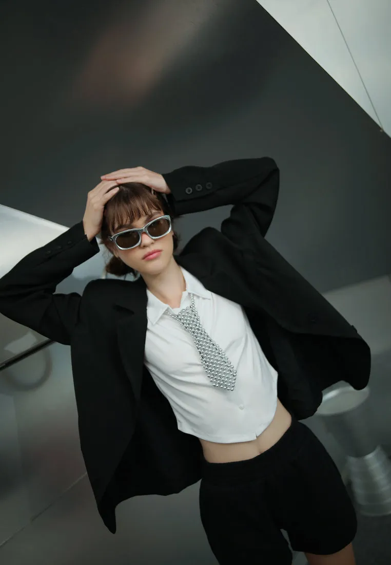 Oversized Long Sleeve Blazer