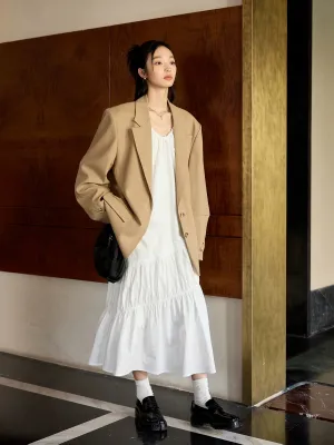 Oversized Wool-Blend Blazer