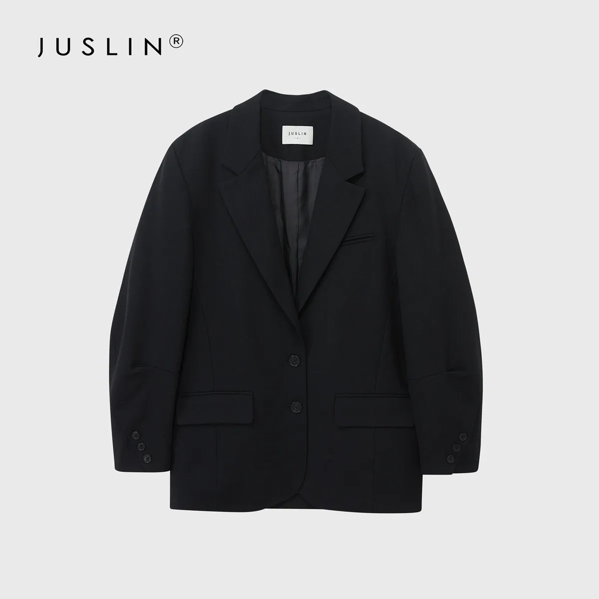 Oversized Wool-Blend Blazer
