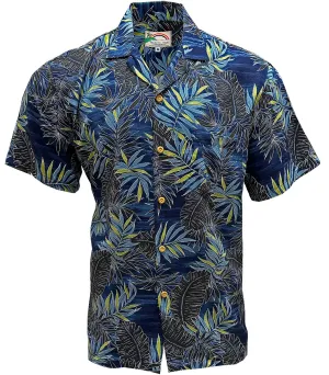 PARADISE FOUND MIDNIGHT PALMS NAVY
