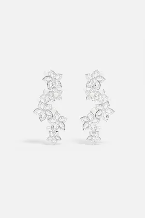 Pearl Blossom Ear Jackets