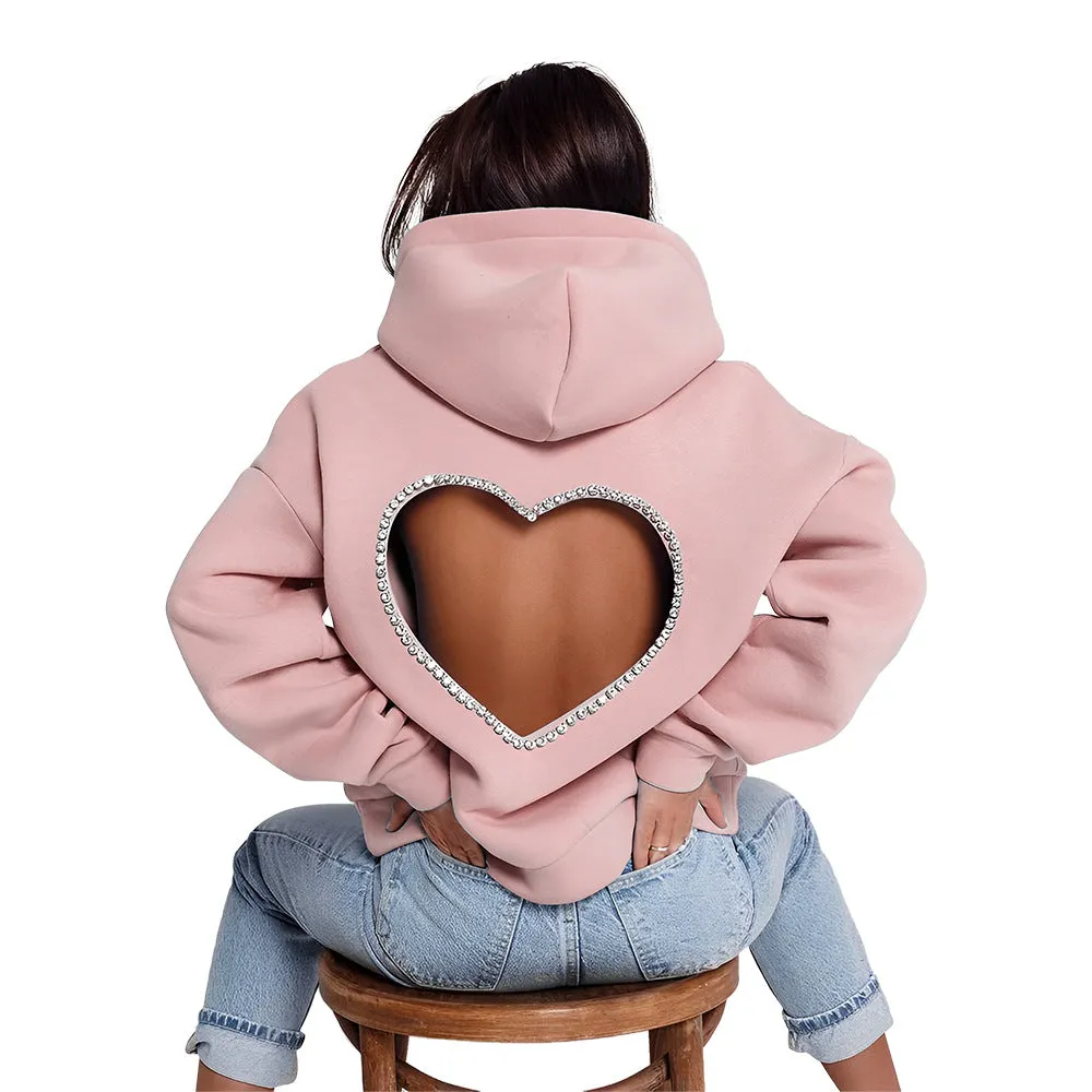 Pink Heart Hoodie