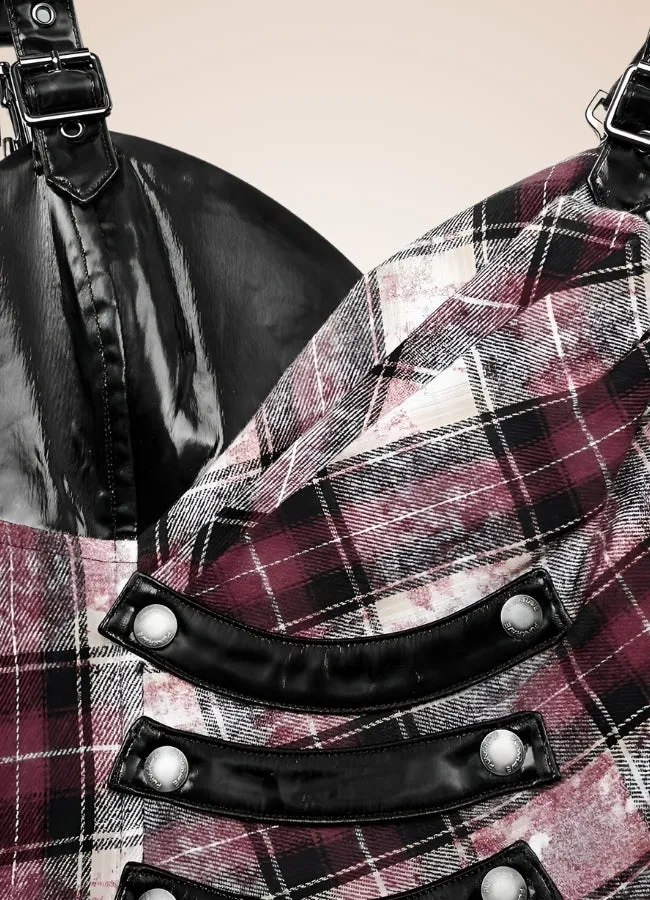 Plaid Retro Steampunk Dress