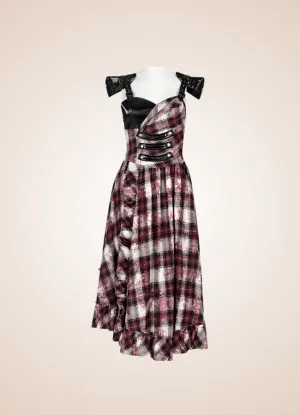 Plaid Retro Steampunk Dress