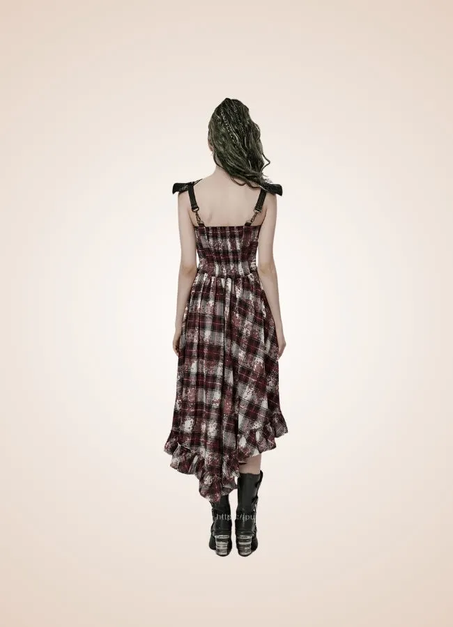 Plaid Retro Steampunk Dress