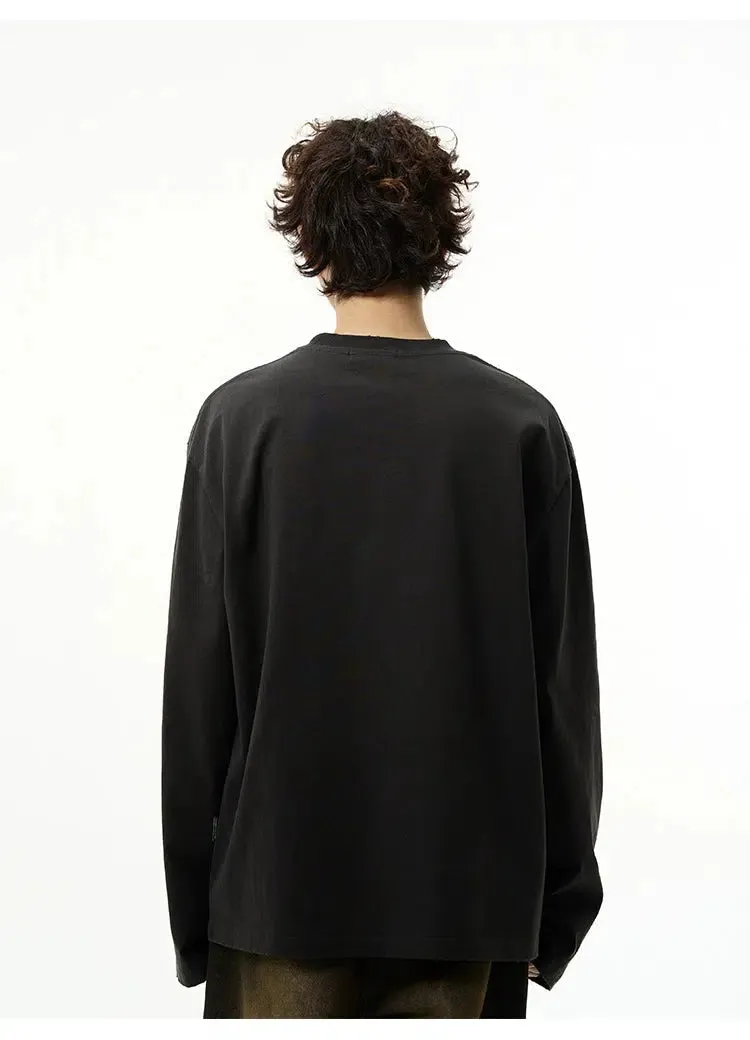Portrait Print Pullover
