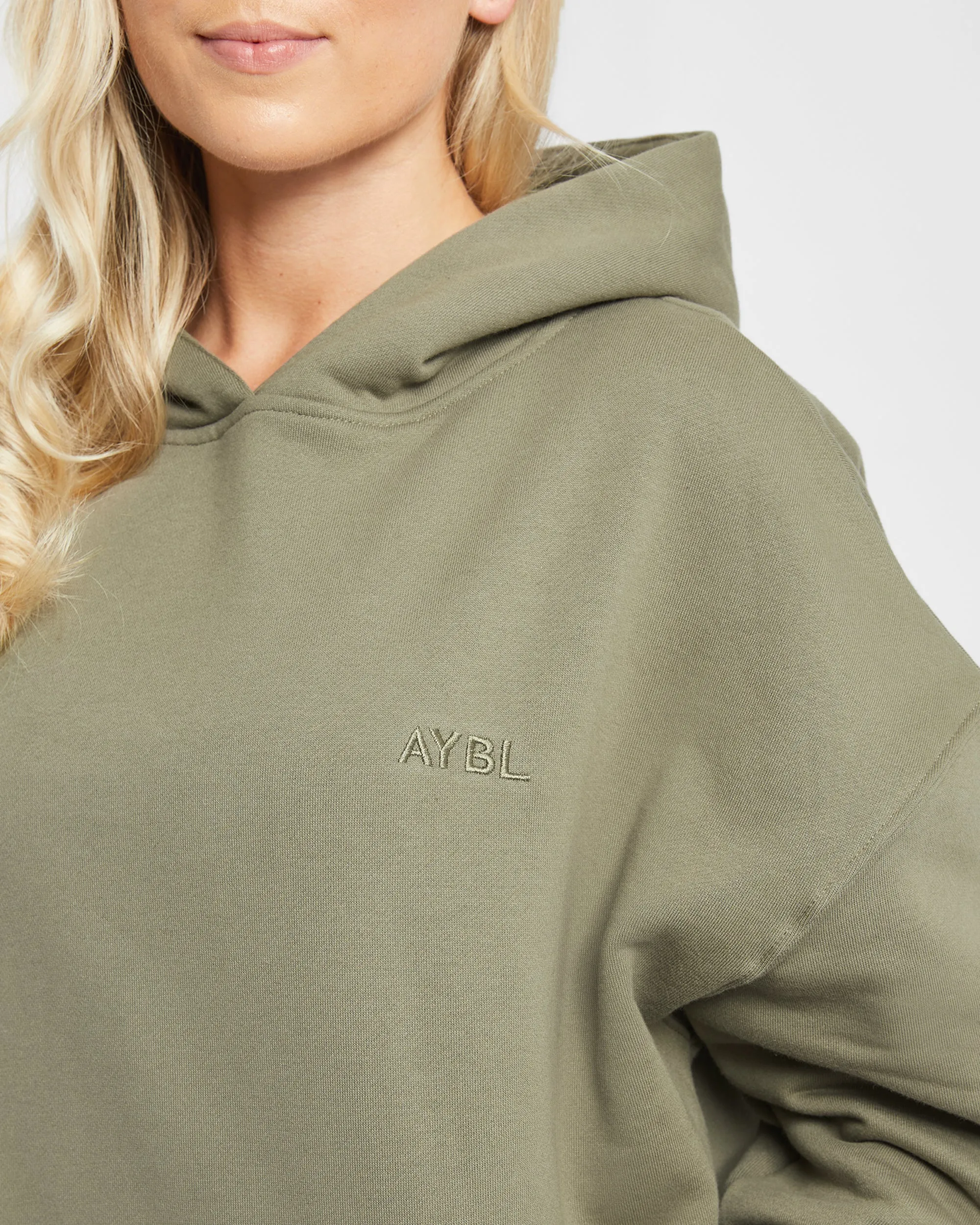 Premium Oversized Hoodie - Dusky Olive