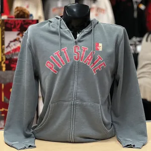 PSU Vintage Full Zip- Dark Oxford