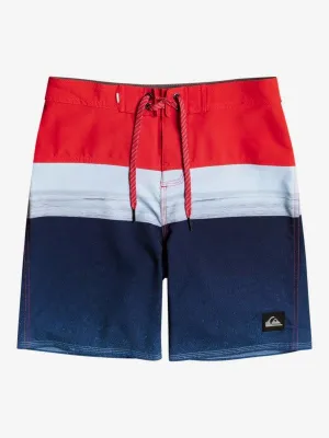 Quiksilver Boy's Surf Silk Panel Boardshorts - Red