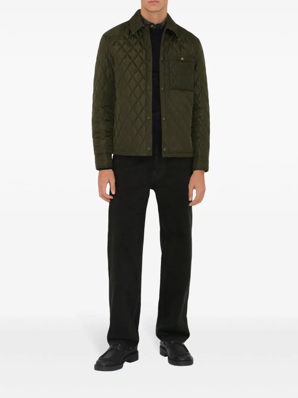 Quilted short jacket