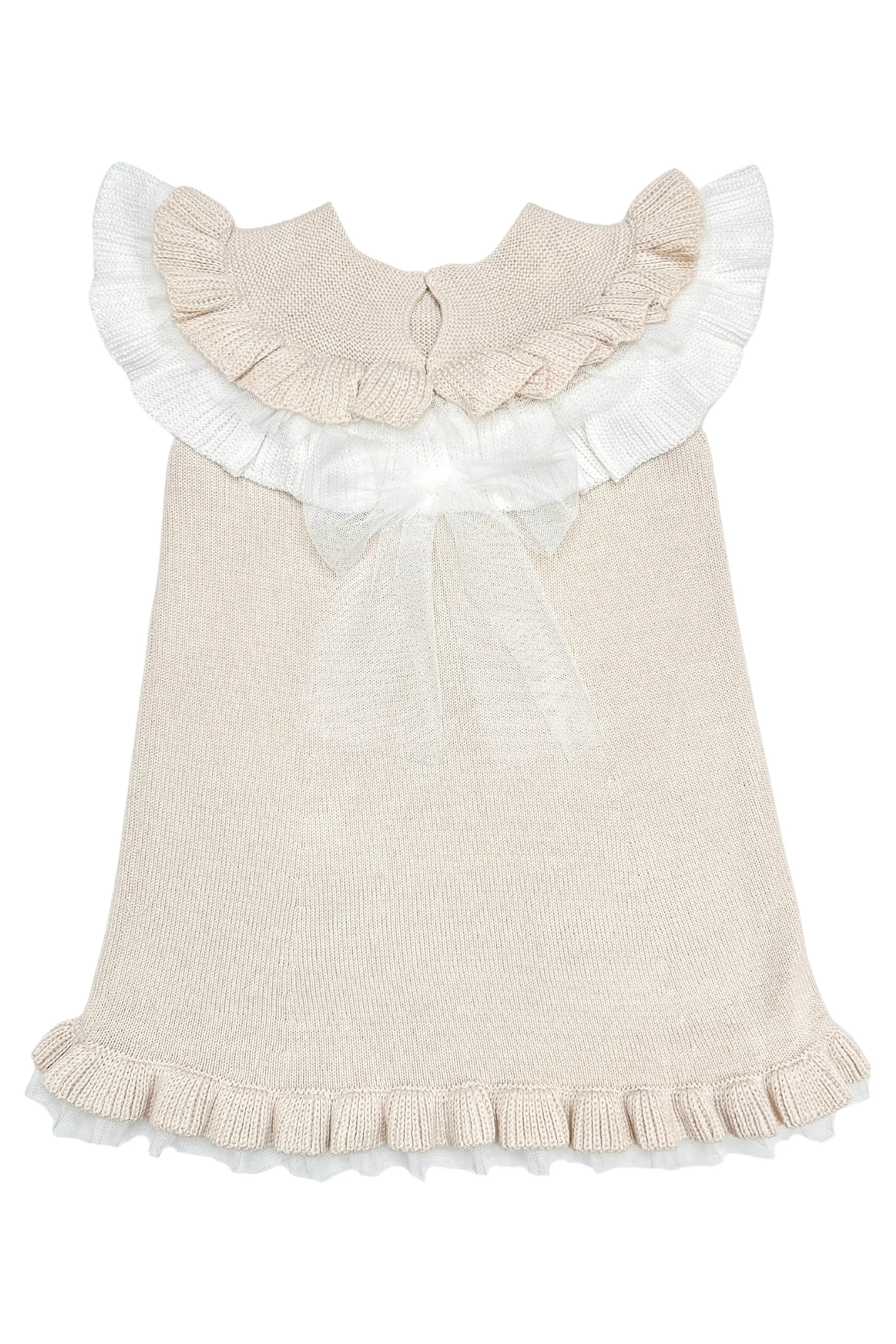 "Giselle" Stone Knit Tulle Dress