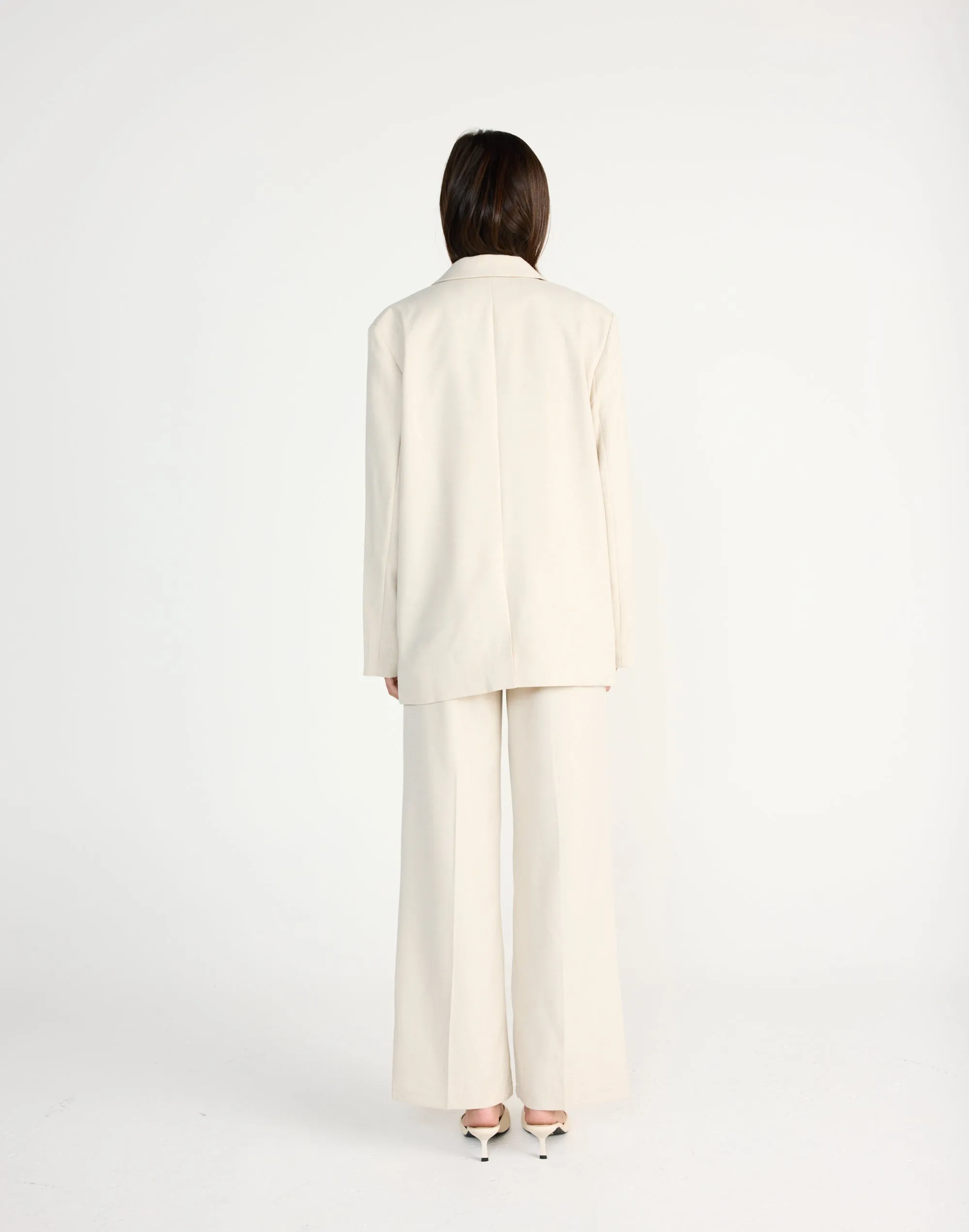 Reagan Blazer (Cream Marle)