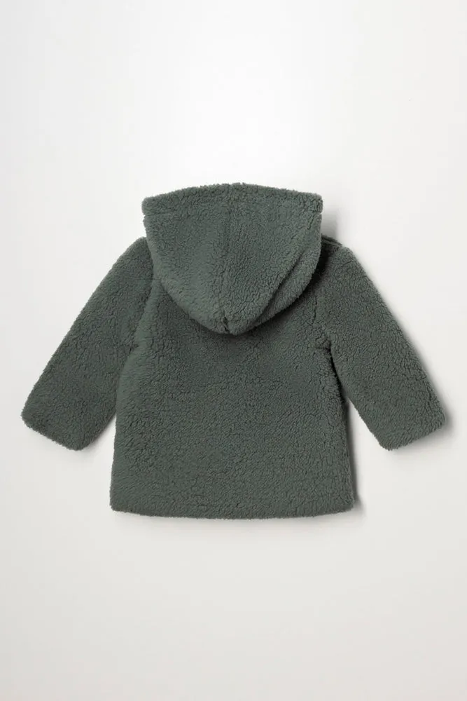 Sherpa Jacket Dark Green
