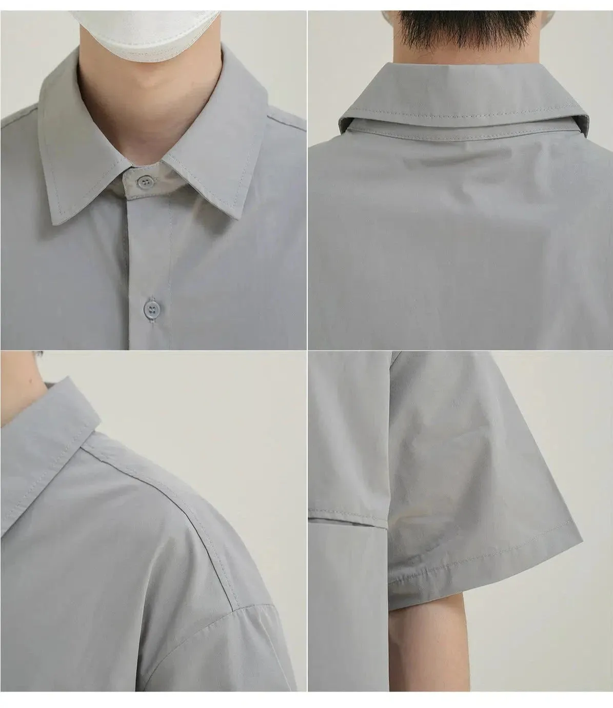 Short Sleeve Shirt with Hidden Pockets