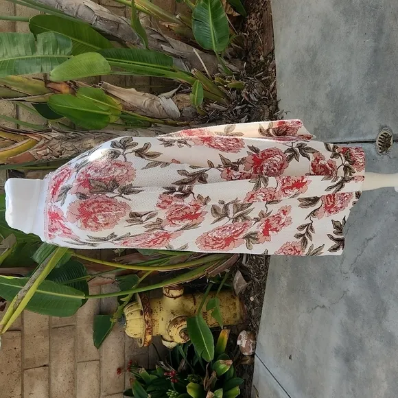Show Me Your Mumu Bonfire Oversized Floral Rose Sweater small