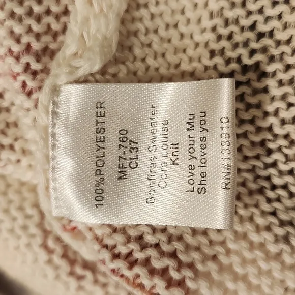 Show Me Your Mumu Bonfire Oversized Floral Rose Sweater small