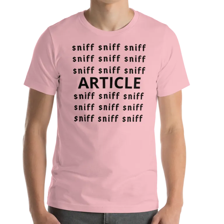 Sniff Sniff Article Tracking T-Shirts- Light