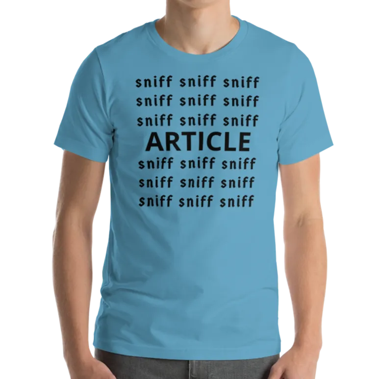 Sniff Sniff Article Tracking T-Shirts- Light