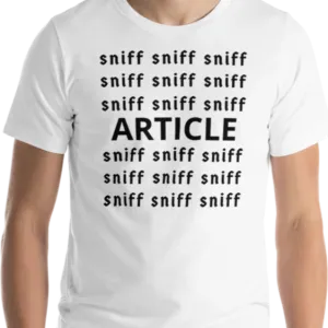 Sniff Sniff Article Tracking T-Shirts- Light