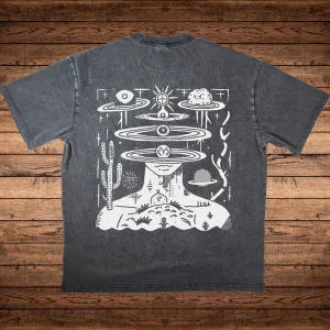 Spaced Out - Fluffy Vintage Heavyweight T-Shirt
