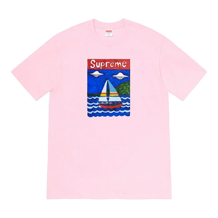 Supreme Sailboat Tee- Light Pink