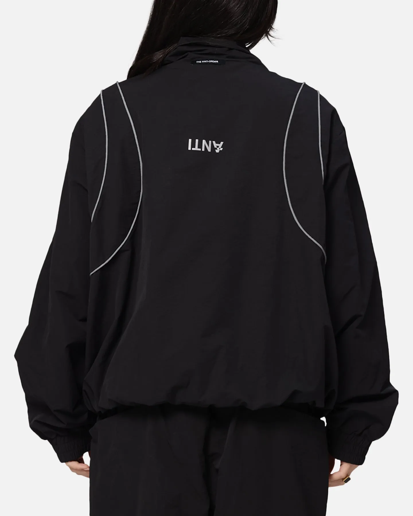 The Anti Order Stereo Nylon Track Jacket Black