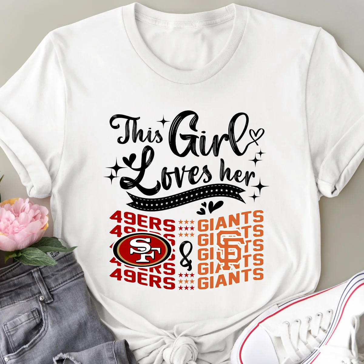This Girl Loves Her Teams - SF49ers & SFG