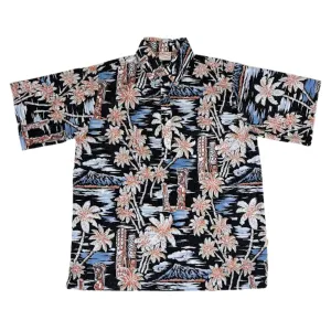 Tiki Sunset Pullover (Black)