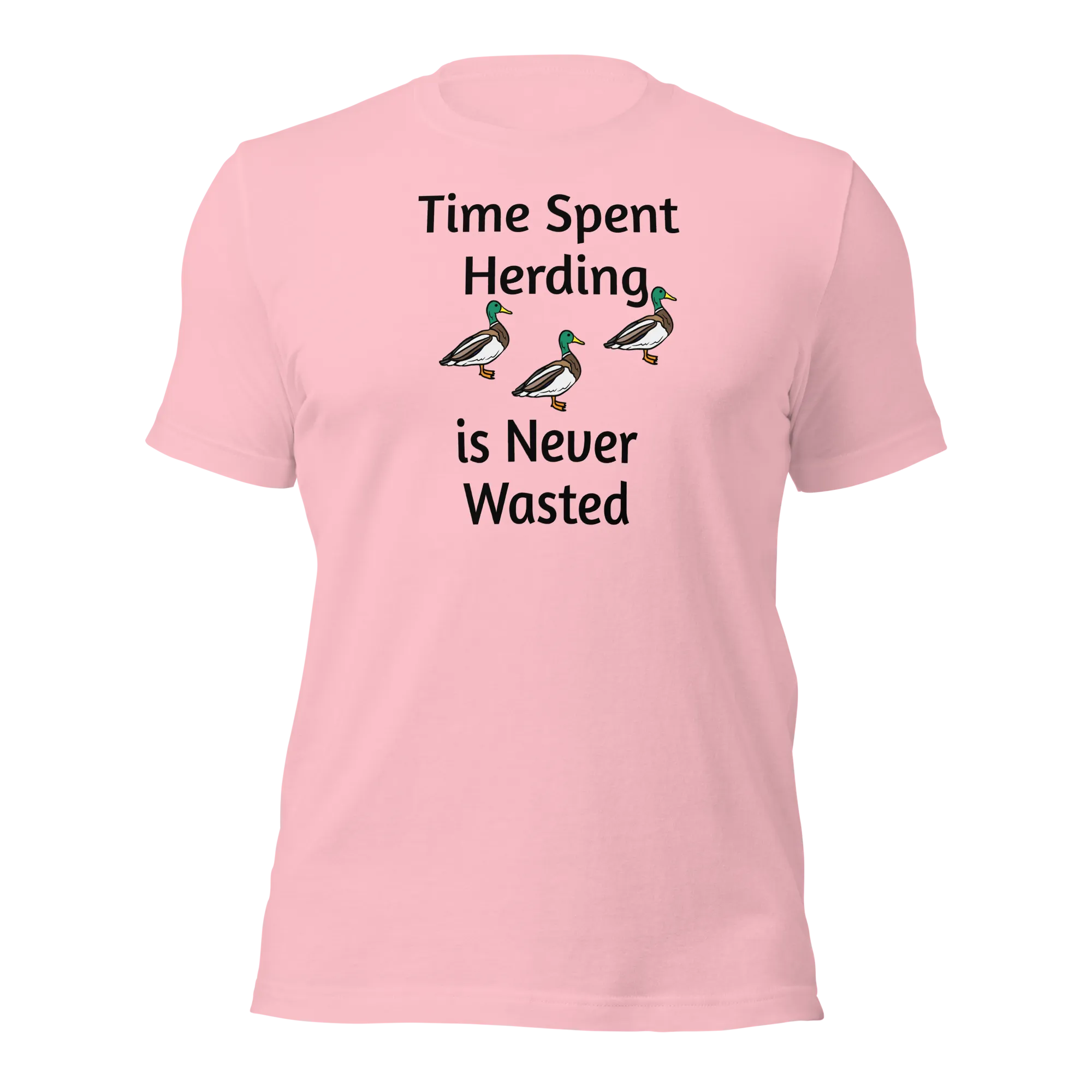 Time Spent Duck Herding T-Shirts - Light