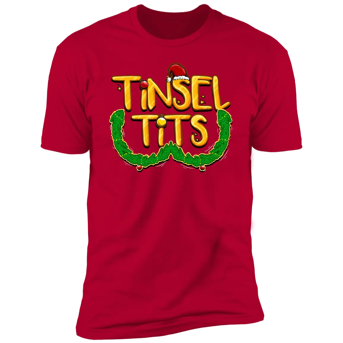 Tinsel tits & Jingle Balls Couples Christmas Tees