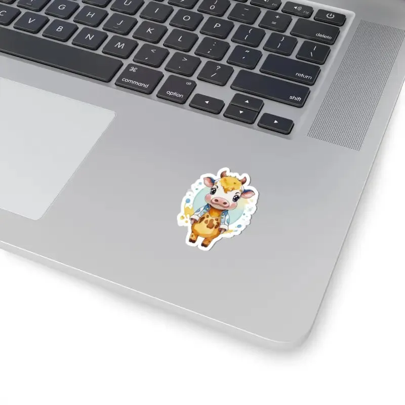 Udderly Adorable Cow Jacket Stickers Elevate Outfit