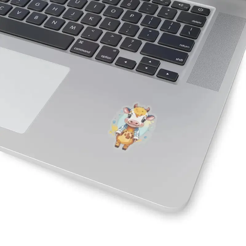 Udderly Adorable Cow Jacket Stickers Elevate Outfit