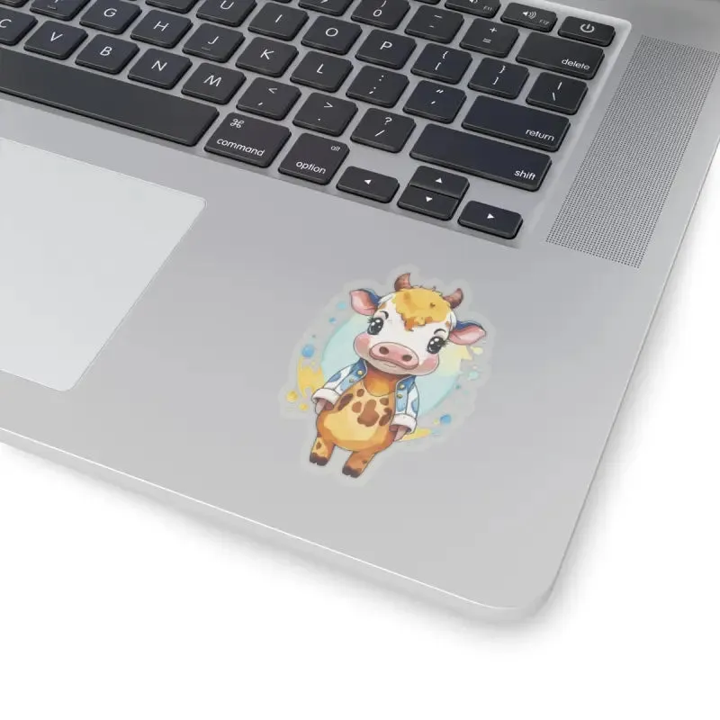 Udderly Adorable Cow Jacket Stickers Elevate Outfit