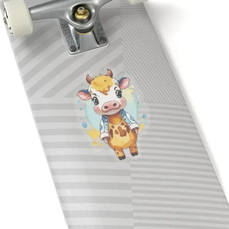 Udderly Adorable Cow Jacket Stickers Elevate Outfit