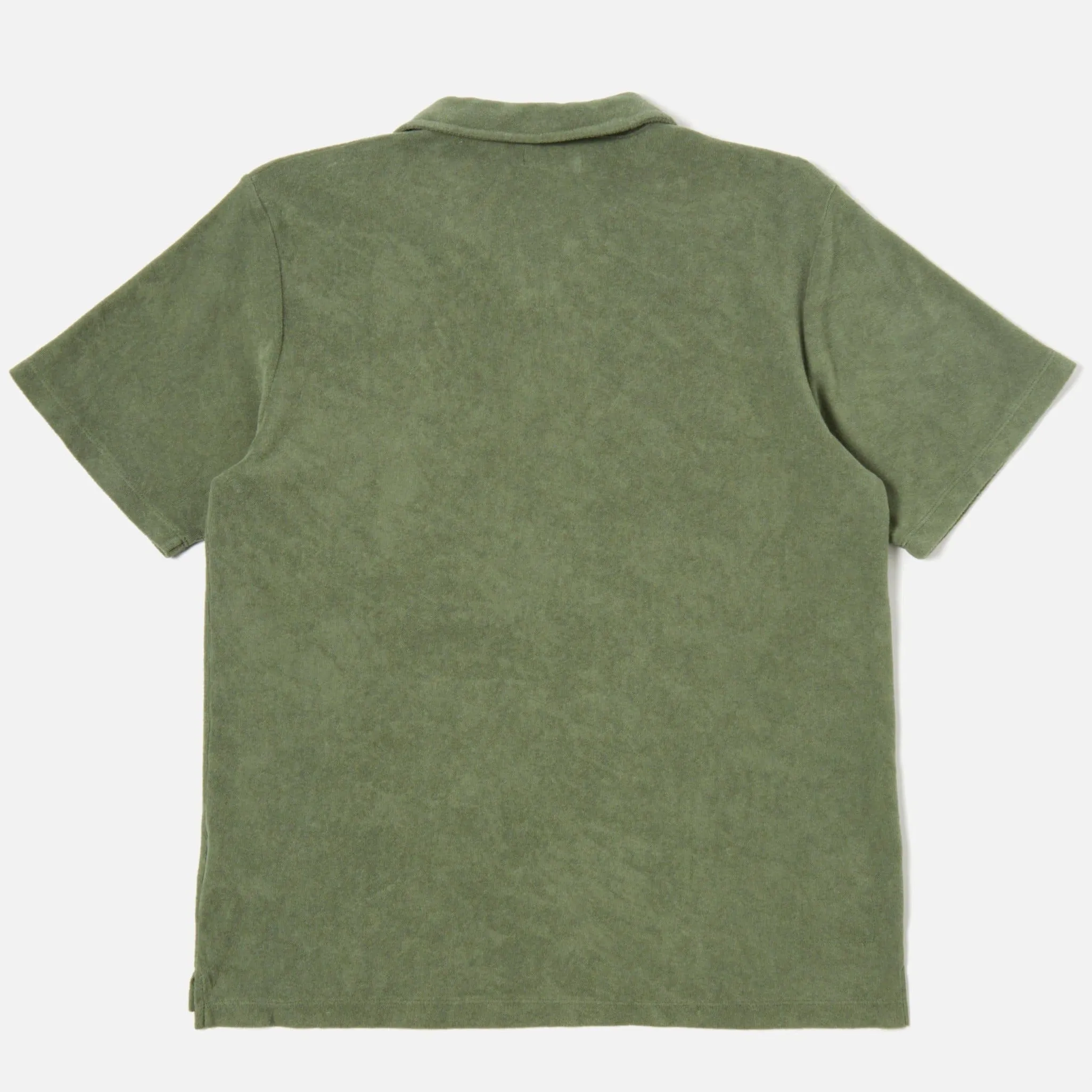 Universal Works Light Weight Terry Vacation Polo Birch