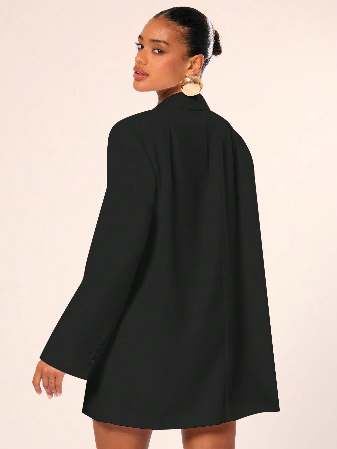 Vestido Blazer Oversize de Dinero Antiguo