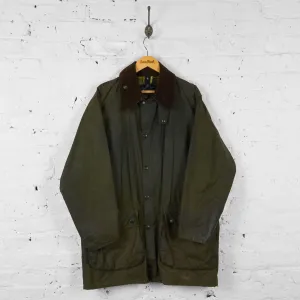 Vintage Barbour Wax Jacket - Green - XL
