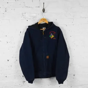 Vintage Carhartt Hooded Jacket - Navy - L