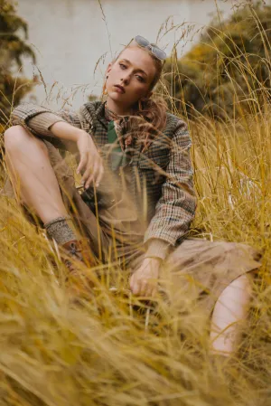 Vintage Flannel, Tweed & Denim Shirt Jacket - Solstice Slumber