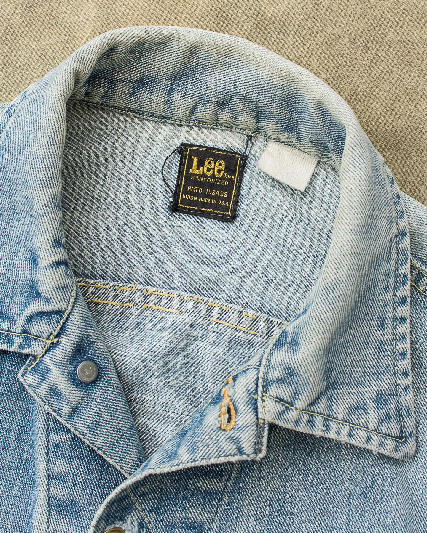 Vintage Lee Riders Made in USA "Black Sabbath" Denim Jacket