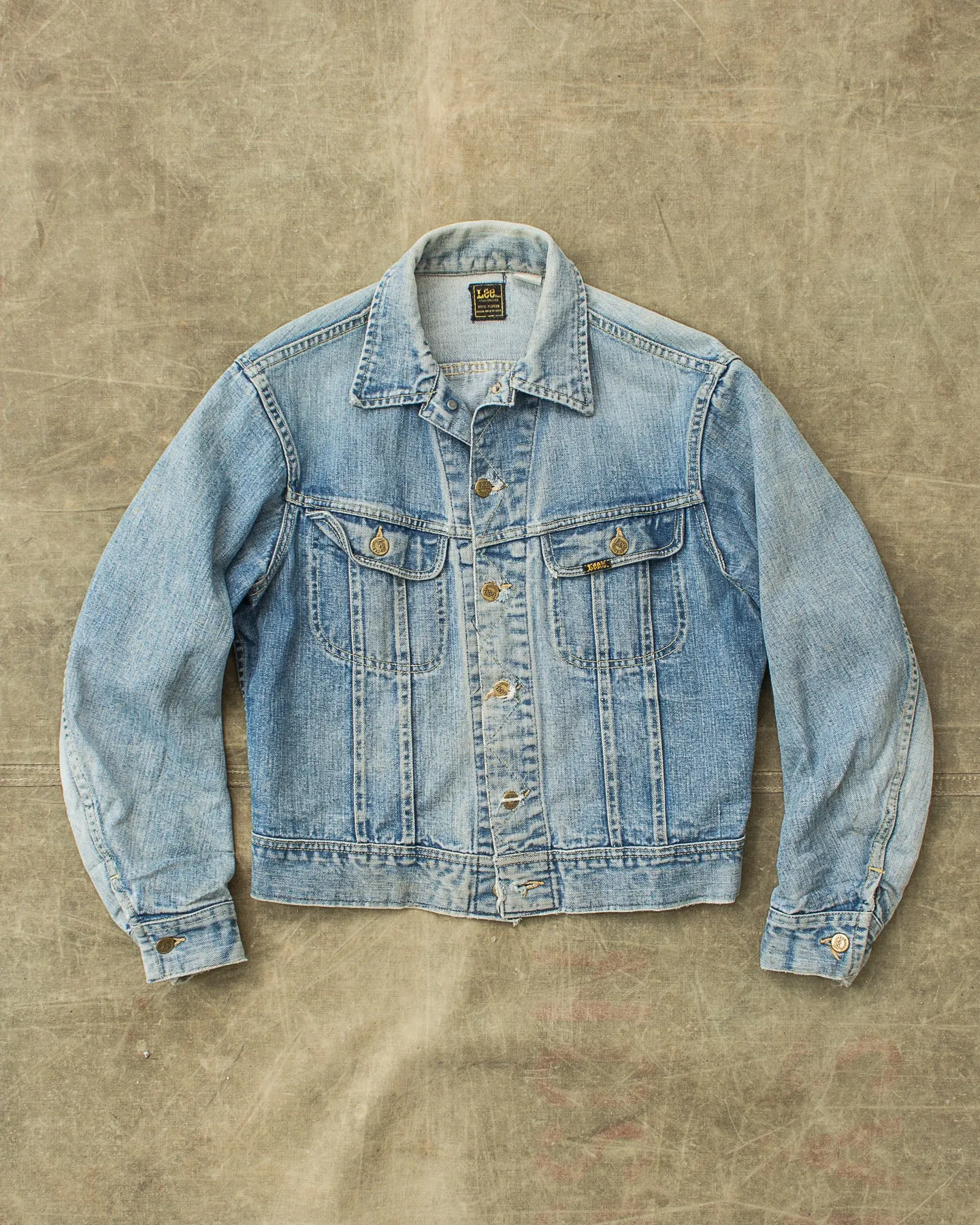 Vintage Lee Riders Made in USA "Black Sabbath" Denim Jacket
